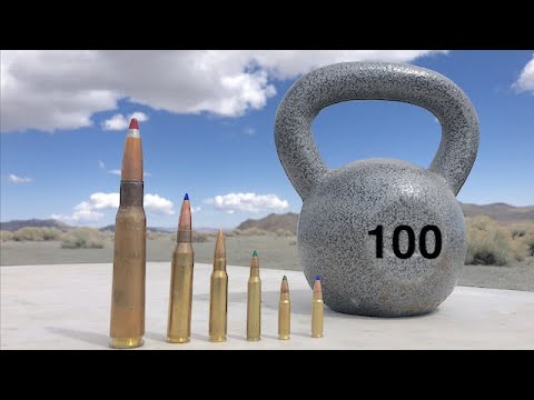 AWM and 50cal vs kettlebell