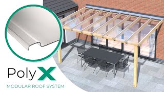 POLY X Modular Polycarbonate Roof System Installation video