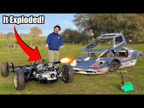 I Tried to Start the 300HP Race Engine in My Abandoned 80s Supercar – It Exploded
