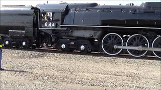 preview picture of video 'Union Pacific #844 Steam Locomotive in Grand Island, NE for the Nebraska State Fair'
