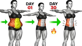 30 Min Standing Workout for Women 🔥 Say Goodbye to Hanging Belly Fat & Get Hourglass Abs Fast