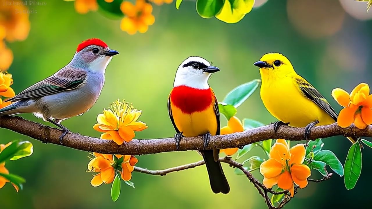 Birdsong🕊️🕊️🕊️🕊️ & Piano  Unlock Your Inner Calm 🎹