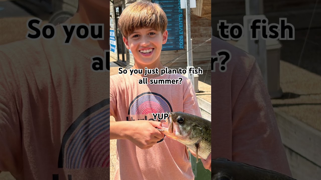 So you just plan on fishing all summer? #bigfishvideos