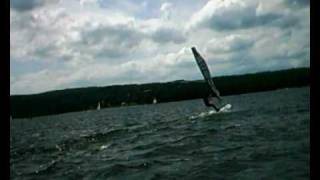 preview picture of video 'Bostalsee  Windsurfen Segeln  /  Windsurfing Sailing'