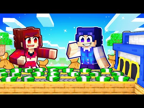 Building a Millionaire Minecraft Empire with My Girlfriend