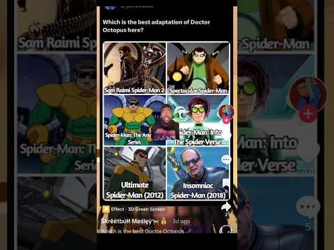 Which Is The Best Adaptation Of Doctor Octopus? #shorts #meme
