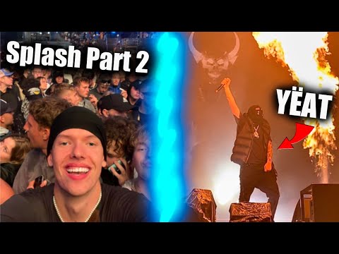 YËAT erste REIHE und Lil Uzi Moshpit (uvm.) live! - SPLASH FESTIVAL 2023 | Vlog #2