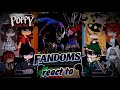 Fandoms React To Prototype The Experiment 1006 Poppy Playtime Gacha Club