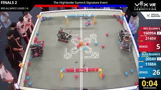 2145V - Highlander Summit Finals 02 | VEX Robotics | V5RC Push Back | VEX Signature Series