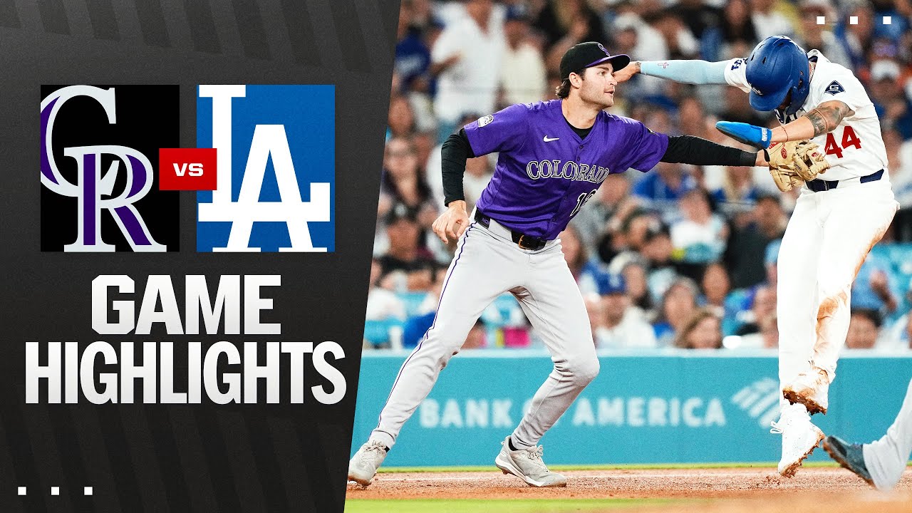 Rockies vs. Dodgers Game Highlights (9/10/25) | MLB Highlights