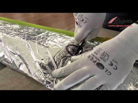 Izolacja prostokątnych kanałów do dystrybucji gorącego powietrza