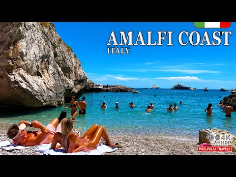 Amalfi Coast Italy Walk 4K | Beach Views & Best Place to Visit in Italy for Summer