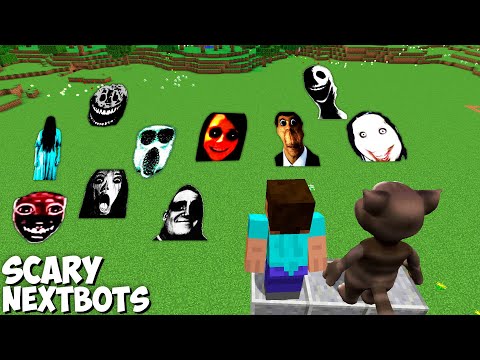 JEFF THE KILLER and SCARY 100 NEXTBOTS ARE CHASING US in Minecraft - Gameplay - Coffin Meme