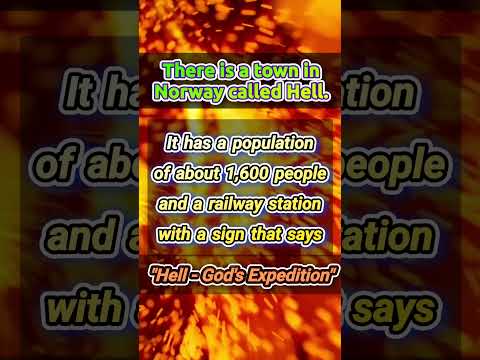 Hell on Earth: How to Visit the Norwegian Town with a Devilish Name #shorts