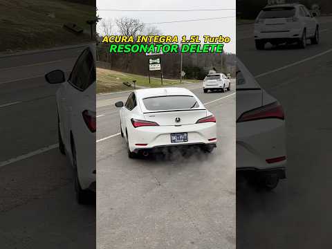 2023 Acura Integra A-Spec 1.5L Turbo Exhaust Sound w/ Resonator Delete!