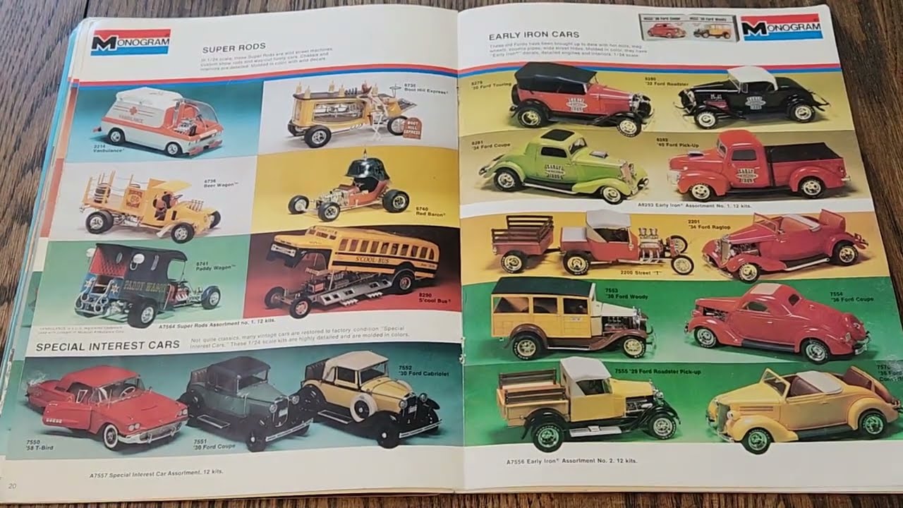 Monogram Models 1977 Catalog walk through