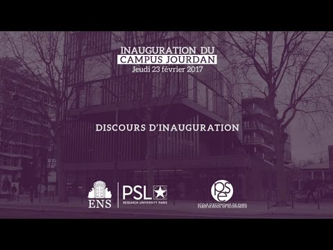 INAUGURATION DU NOUVEAU CAMPUS JOURDAN [#CampusJourdan]