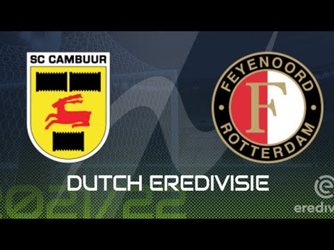 [EREDIVISIE 2021/2022] SC Cambuur-Leeuwarden vs Feyenoord Rotterdam (SIMULACIÓN) PES2021