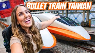 FIRST TIME Riding Taiwan’s FASTEST Bullet Train 🇹🇼 (Taipei to Kaohsiung)