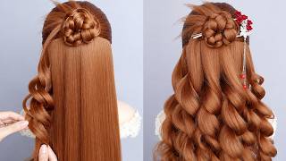Beautiful & Unique Half Up Half Down Hairstyles | Easy & Stylish Hairstyles Tutorial