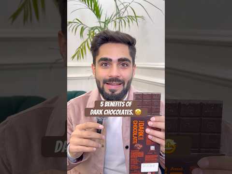 5 Incredible Benefits of Dark Chocolate you NEED to know! 🍫✨ #glowingskin #stressrelief #health