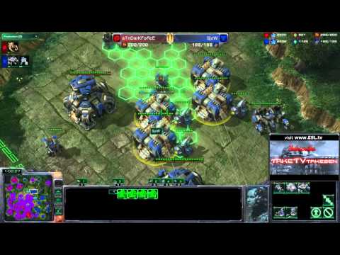 Starcraft II G168 DarKFoRcE(Z) vs SjoW(T) 3/3 TalDarim Altar
