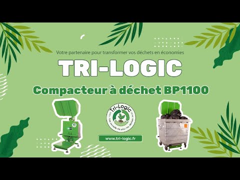 Compacteur et tasseur de bac pour cartons (660L à 1100L)._8