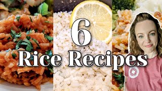 NO MORE PLAIN RICE!! | 6 EASY RICE RECIPES!