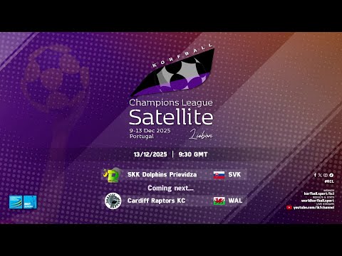 SKK Dolphins Prievidza - Cardiff Raptors KC | IKF KCL Satellite (2025-26)