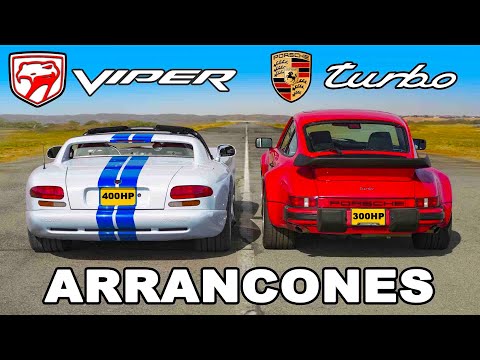 Dodge Viper vs Porsche 911 Turbo: ARRANCONES