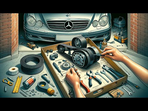 Mercedes-Benz Air Conditioner Compressor Belt Pulley Replacement | DIY Guide