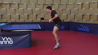 Vorhand Topspin auf schnittlose Bälle - Hanno Table Tennis Academy