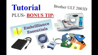 Embrilliance Tutorial & Brother ULT2003D - PLUS BONUIS TIP! Christopher Nejman