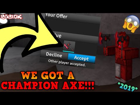 I Got Champion Axe Ii Top 10 Competitive Prize On Roblox - 