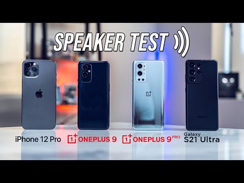OnePlus 9 pro vs Galaxy S21 Ultra vs OnePlus 9 vs iPhone 12 Pro Max: Speaker Test!