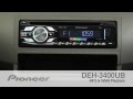 DEH-3400UB - CD Receiver with LCD Display, Color Customization, and USB