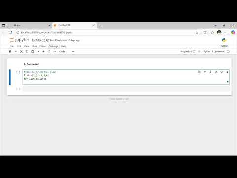 2 Python Syntax Comment
