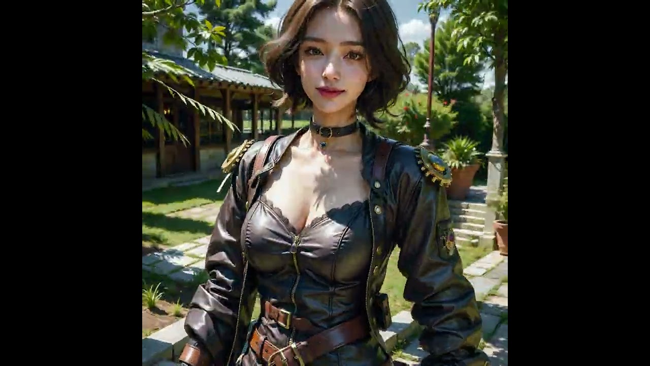 Steampunk × AI girl created by stablediffusion #shorts #steam #steampunk #subscribe #like #portrait