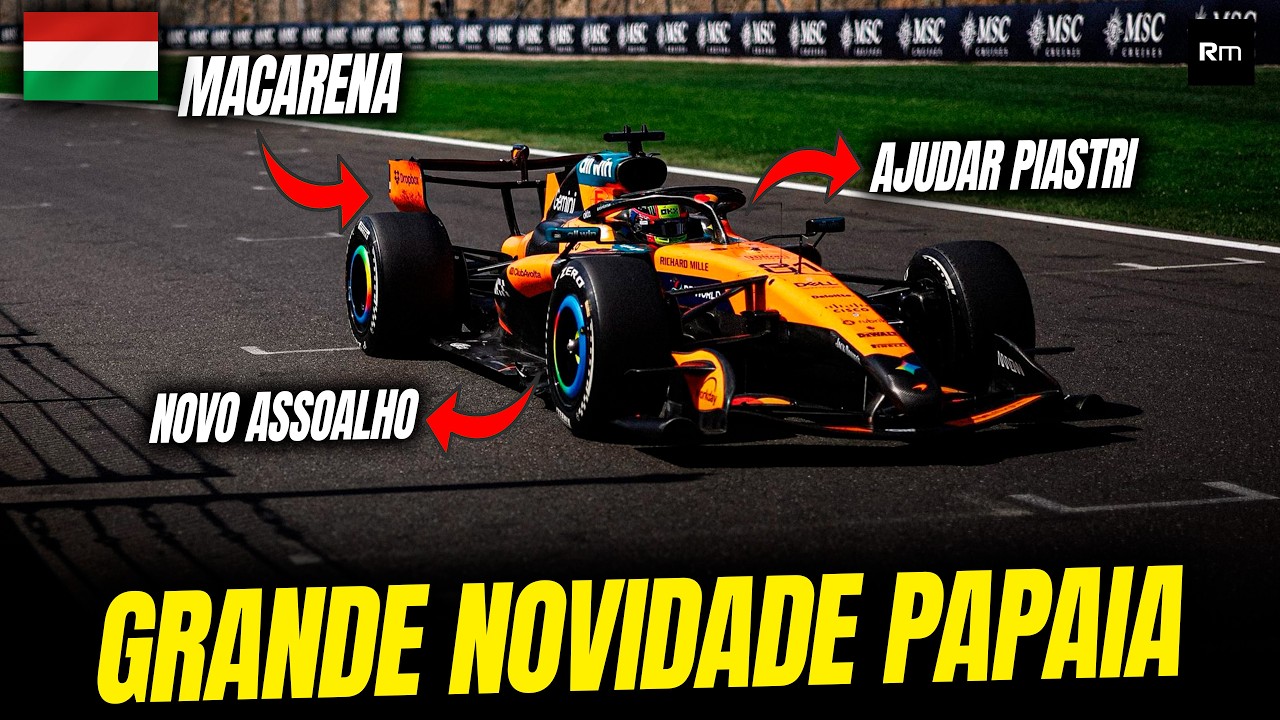 🚨 MCLAREN COM MACARENA E PACOTE FUNDAMENTAL NO GP DA HUNGRIA