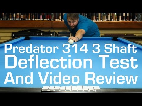 Predator 314 3 Deflection Test - Video Review by Select Billiards