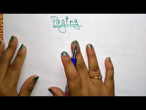 Paging | Memory Organisation | Part 1 2 | Operating Systems | Lec 19 | Bhanu Priya