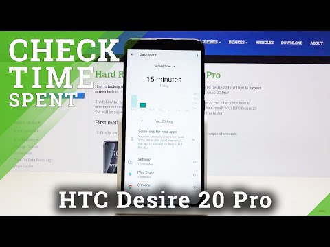 How to Check Total Screen Timeout in HTC Desire 20 Pro – Find Screen Working Time Info