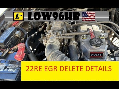 22RE EGR delete. Probably the best mod ever to do on your Toyota. #automobile #truck #toyota #best