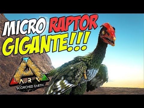 AGORA EU TENHO UM PRIME MICRO RAPTOR GIGANTE!!! - ARK EXTINCTION T2 #22