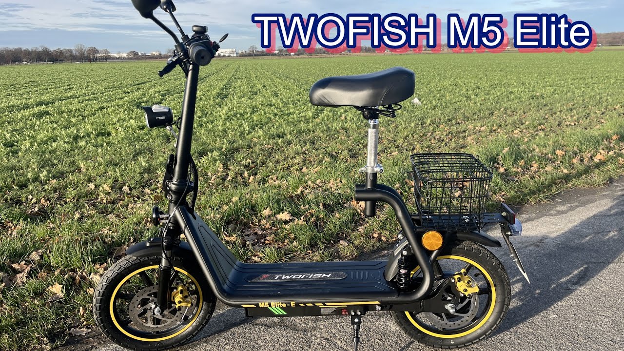 E-Scooter mit Sitz und Zulassung - TWOFISH M5 Elite - Fahrtest und Aufbau!