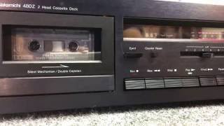 Video thumbnail for Nakamichi 480Z Cassette Deck by Steve Vids Take One