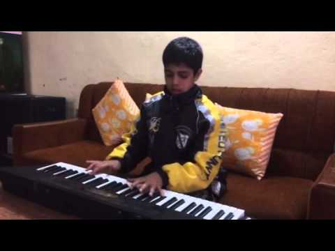 Avanish Duwadi playing piano