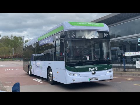 Yutong at the East Kilbride bus station
