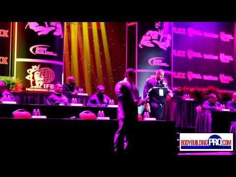 2012 Mr. Olympia Press Conference - Introduction of Competitors