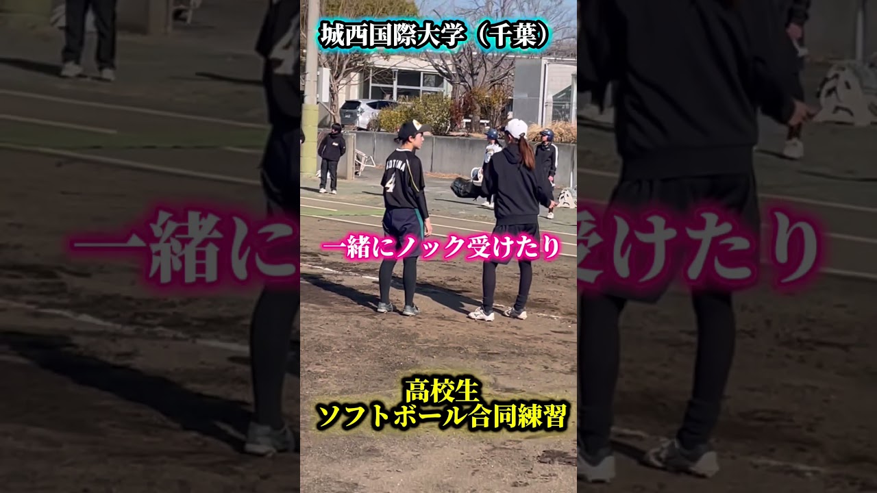 【高校生ソフトボール部必見！城西国際大学！合同練習！ソフトボール教室募集中】 #ソフトボール #野球 #softball #甲子園 #好プレー集#日本代表 #千葉県
